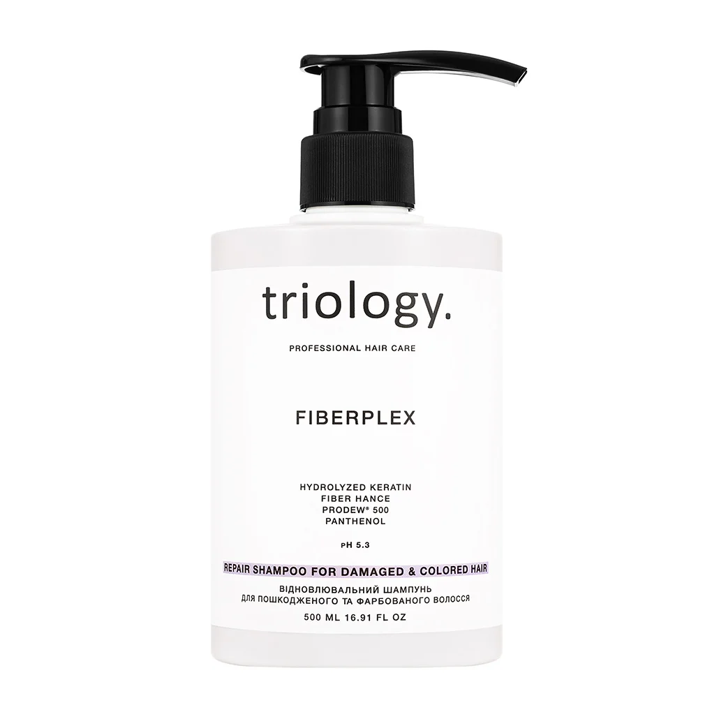 Fiberplex Triology – regenerujący szampon do włosów zniszczonych i farbowanych, 500 ml