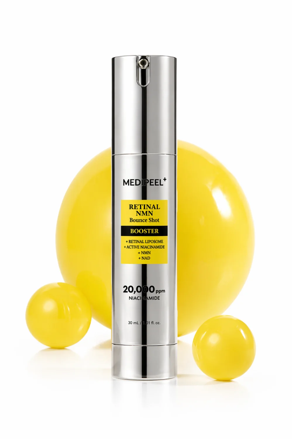 MEDIPEEL Retinal NMN Bounce Shot Booster - przeciwstarzeniowe serum z retinalem i NMN 30 ml 