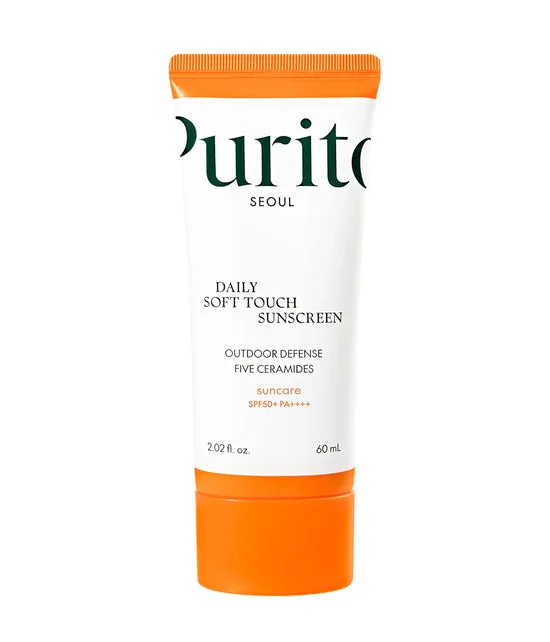 PURITO SEOUL Daily Soft Touch Sunscreen SPF 50+ PA++++ – Krem Przeciwsłoneczny z Ceramidami 60 ml