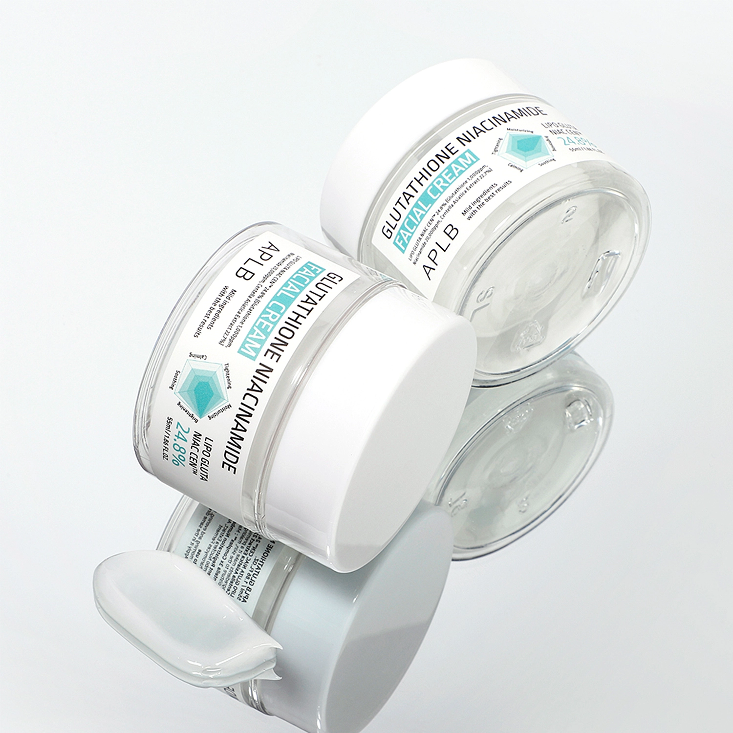APLB Glutathione Niacinamide Facial Cream – Rozjaśniający Krem do Twarzy z Glutationem i Niacynamidem 55 ml