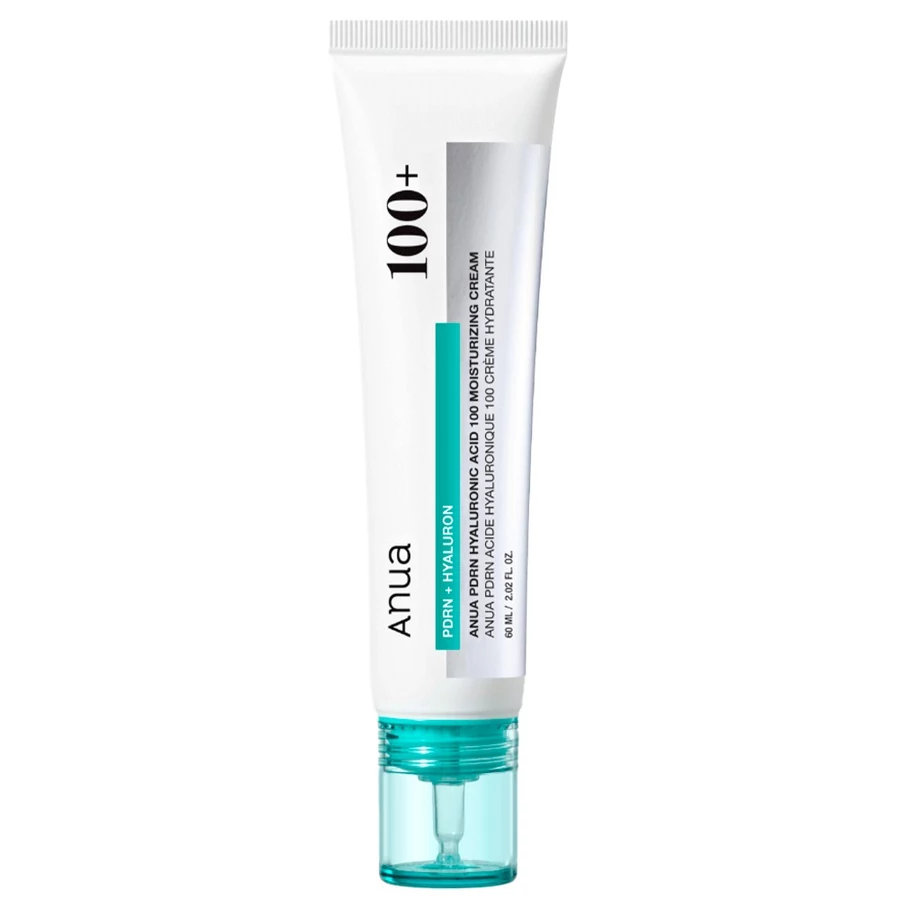 Anua PDRN Hyaluronic Acid 100 Moisturising Cream – Nawilżający Krem z PDRN i Kwasem Hialuronowym 60 ml