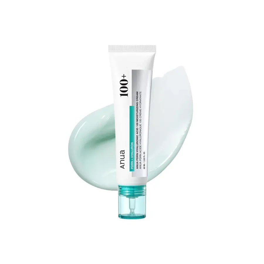 Anua PDRN Hyaluronic Acid 100 Moisturising Cream – Nawilżający Krem z PDRN i Kwasem Hialuronowym 60 ml