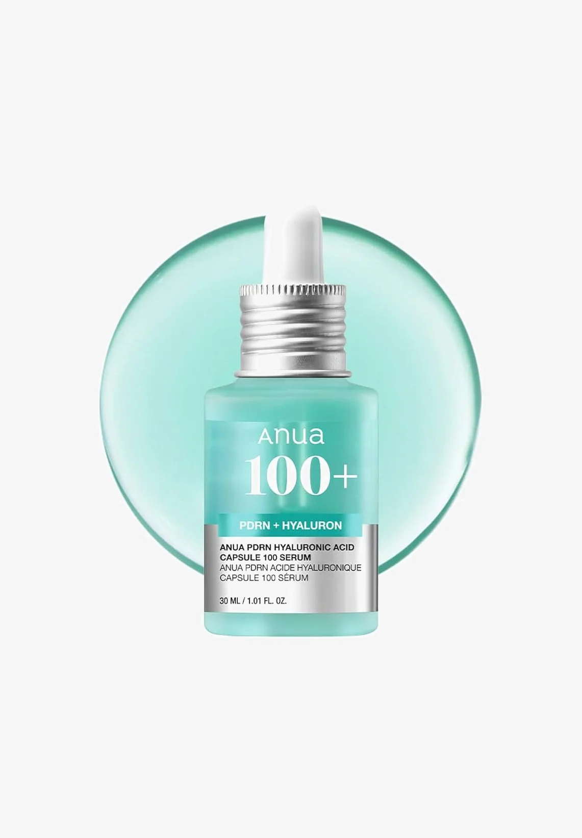 Anua PDRN Hyaluronic Acid 100 Capsule Serum – Nawilżające Serum do Twarzy z PDRN i Kwasem Hialuronowym