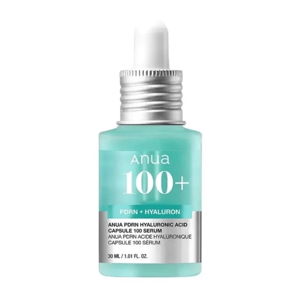 Anua PDRN Hyaluronic Acid 100 Capsule Serum – Nawilżające Serum do Twarzy z PDRN i Kwasem Hialuronowym