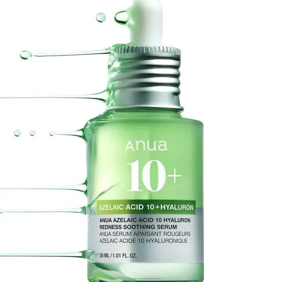 Anua Azelaic Acid 10 + Hyaluron Redness Soothing Serum – Serum Kojące z Kwasem Azelainowym 30 ml