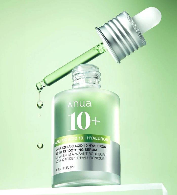 Anua Azelaic Acid 10 + Hyaluron Redness Soothing Serum – Serum Kojące z Kwasem Azelainowym 30 ml