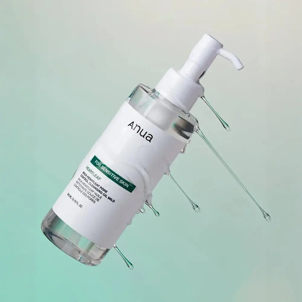 Anua Heartleaf Pore Control Cleansing Oil Mild – Łagodny Olejek do Oczyszczania Twarzy 200 ml
