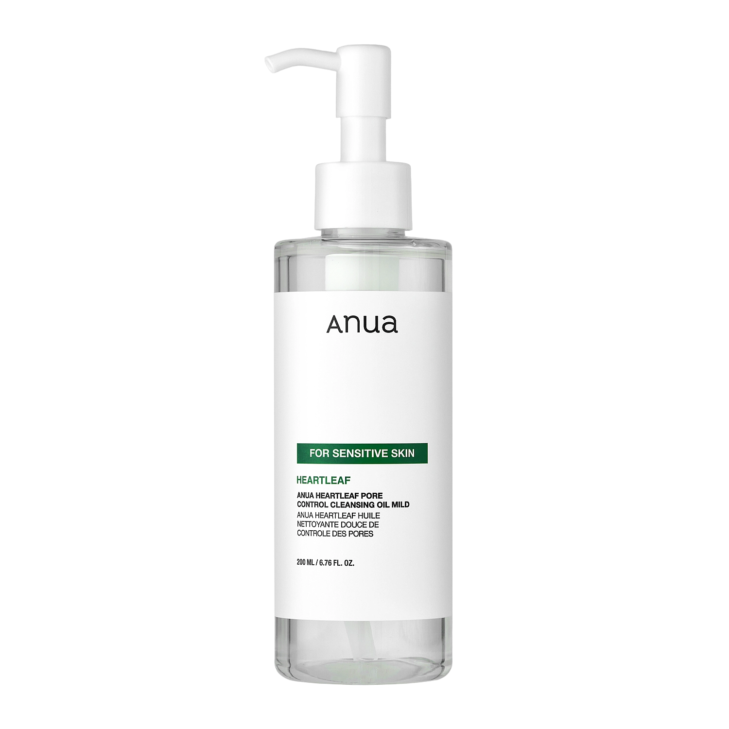 Anua Heartleaf Pore Control Cleansing Oil Mild – Łagodny Olejek do Oczyszczania Twarzy 200 ml